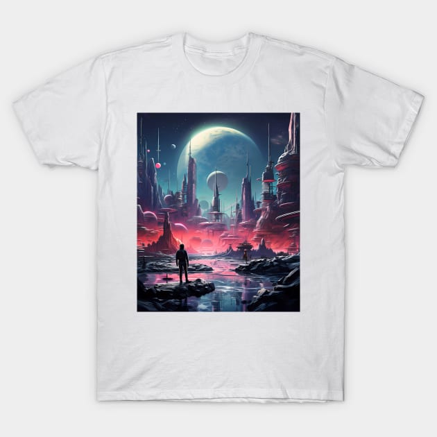 Sci-fi World T-Shirt by Acid_rain